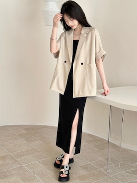 「DAY CLOSET（デイ クローゼット）のアイテム」を使った、TeddyShopさん（レディース・158cm）の春コーディネート