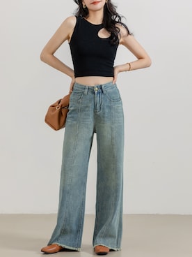 「韓国コーデ」｜TeddyShopさん（レディース・158cm）の秋コーディネート