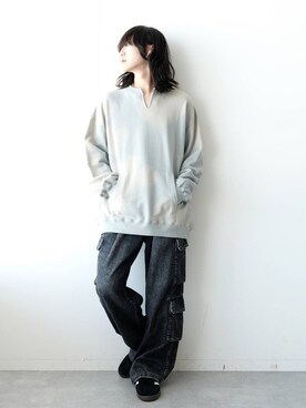 「アイテム（スウェット）」を使った、けーごさん（メンズ・169cm・20代）の秋コーディネート
