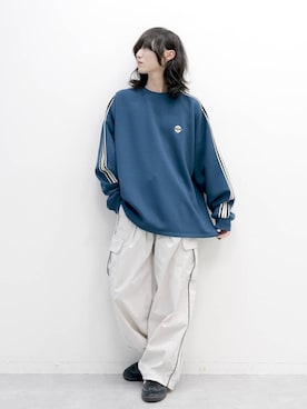 「アイテム（スウェット）」を使った、けーごさん（メンズ・169cm・20代）の夏コーディネート