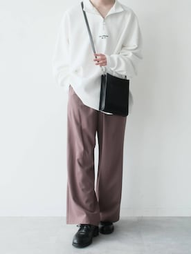 「アイテム（スウェット）」を使った、けーごさん（メンズ・169cm・20代）の春コーディネート
