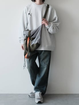 「WEEKEND(ER)（ウィークエンダー）のアイテム」を使った、けーごさん（メンズ・169cm）の春コーディネート