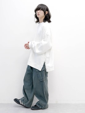 「アイテム（スウェット）」を使った、けーごさん（メンズ・169cm・20代）の夏コーディネート