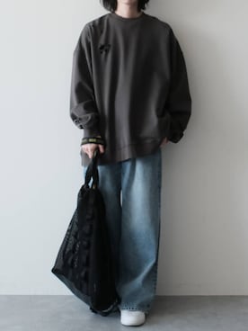 「WEEKEND(ER)（ウィークエンダー）のアイテム」を使った、けーごさん（メンズ・169cm）の春コーディネート