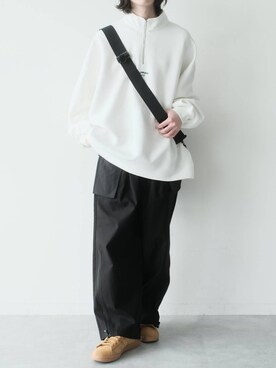 「アイテム（スウェット）」を使った、けーごさん（メンズ・169cm・20代）の春コーディネート
