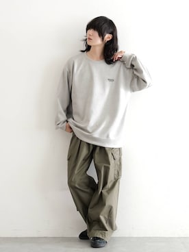 「アイテム（スウェット）」を使った、けーごさん（メンズ・169cm・20代）の夏コーディネート
