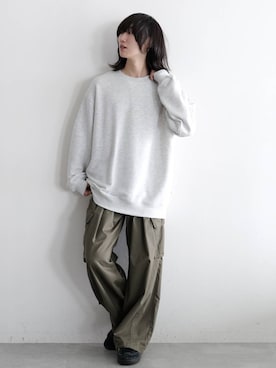 「アイテム（スウェット）」を使った、けーごさん（メンズ・169cm・20代）の夏コーディネート