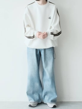 「アイテム（スウェット）」を使った、けーごさん（メンズ・169cm・20代）の春コーディネート