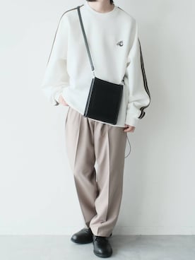 「アイテム（スウェット）」を使った、けーごさん（メンズ・169cm・20代）の春コーディネート