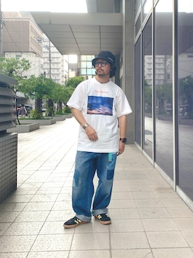 「Johnbull（ジョンブル）のアイテム」を使った、unit labさん（メンズ・160cm）の夏コーディネート