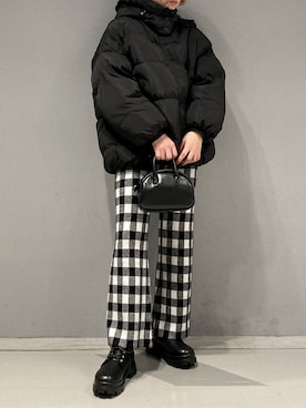 「WC（ダブル シー）のアイテム（ジャケット/アウター）」を使った、yamさん（レディース・154cm）の冬コーディネート