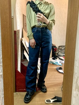 「StyleSea（スタイルシー）のアイテム（バッグ）」を使った、yamさん（レディース・154cm）の秋コーディネート