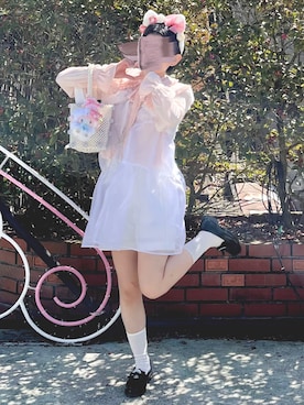 「SIIILON（シーロン）のアイテム」を使った、yamさん（レディース・154cm）の春コーディネート
