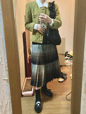「SIIILON（シーロン）のアイテム」を使った、yamさん（レディース・154cm）の冬コーディネート