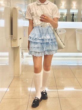 「SIIILON（シーロン）のアイテム」を使った、yamさん（レディース・154cm）の夏コーディネート