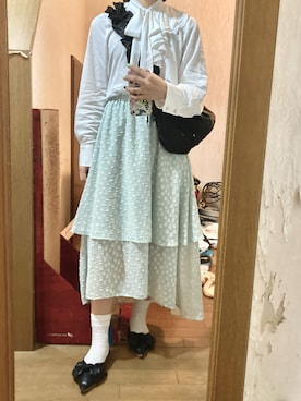 「ZAKKA-BOX（ザッカボックス）のアイテム（パンプス）」を使った、yamさん（レディース・154cm）の秋コーディネート