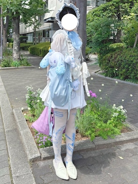 「FEKETE（フェケテ）のアイテム」を使った、yamさん（レディース・154cm）の夏コーディネート