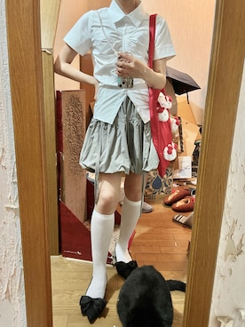 「FEKETE（フェケテ）のアイテム」を使った、yamさん（レディース・154cm）の夏コーディネート
