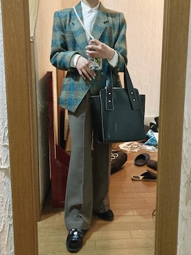 「SIIILON（シーロン）のアイテム」を使った、yamさん（レディース・154cm）の春コーディネート