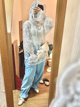 「WC（ダブル シー）のアイテム（シャツ/ブラウス）」を使った、yamさん（レディース・154cm）の秋コーディネート