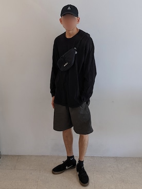 「SAYHELLO（セイハロー）のアイテム」を使った、tkehさん（メンズ・186cm）の夏コーディネート