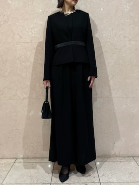 「アイテム（スーツセット）」を使った、AIMERさん（レディース・170cm）の冬コーディネート