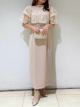 「アイテム（ドレス）」を使った、AIMERさん（レディース・151cm）の夏コーディネート