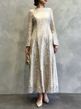 「アイテム（パンプス）」を使った、AIMERさん（レディース・170cm）の夏コーディネート
