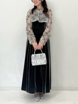 「AIMER（エメ）のアイテム」を使った、AIMERさん（レディース・154cm）の秋コーディネート