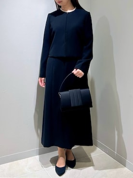 「アイテム（スーツセット）」を使った、AIMERさん（レディース・158cm）の夏コーディネート