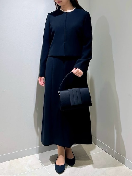 喪服・礼服用】5センチヒールブラックフォーマルパンプス