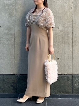 「アイテム（ドレス）」を使った、AIMERさん（レディース・152cm）の夏コーディネート