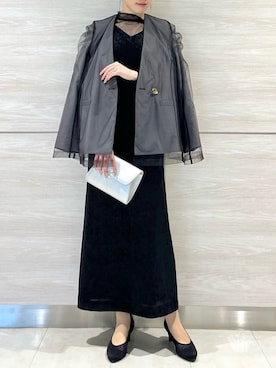 「AIMER（エメ）のアイテム」を使った、AIMERさん（レディース・163cm）の秋コーディネート