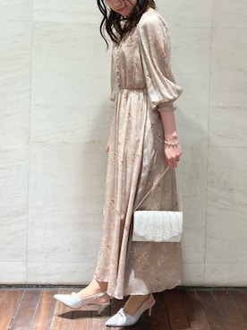 「AIMER（エメ）のアイテム（ハンドバッグ）」を使った、AIMERさん（レディース・156cm）の春コーディネート