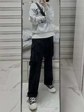 「WHO.A.U（フーアーユー）のアイテム」を使った、yunbaluさん（レディース・154cm）の春コーディネート