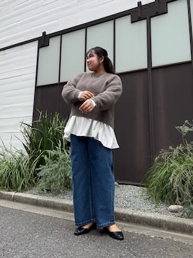 「アイテム（トートバッグ）」を使った、さわさん（レディース・152cm）の夏コーディネート