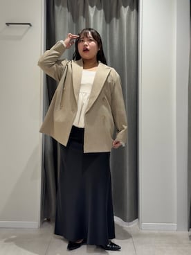 「アイテム（その他トップス）」を使った、さわさん（レディース・152cm）の秋コーディネート