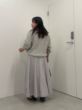 「アイテム（スウェット）」を使った、さわさん（レディース・152cm）の秋コーディネート