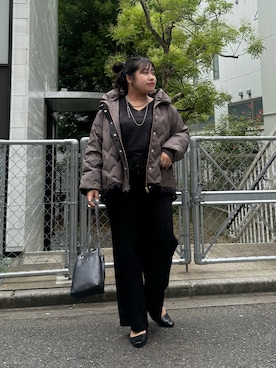 「Jena espace merveilleux（ジェナ　エスパスメルヴェイユ）のアイテム（ジャケット/アウター）」を使った、さわさん（レディース・152cm）の秋コーディネート