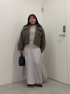 「アイテム（ブルゾン）」を使った、さわさん（レディース・152cm）の秋コーディネート