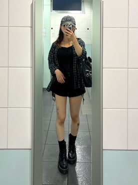 「アイテム（シューズ）」を使った、wkn_a.wear114さん（レディース・159cm・20代）の夏コーディネート
