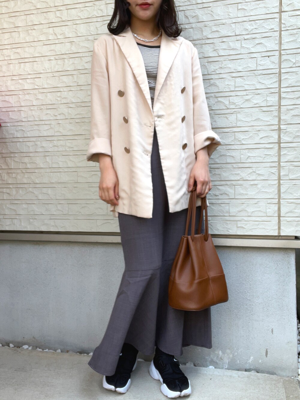 mystic（ミスティック）の「金ボタンダブルテーラージャケット