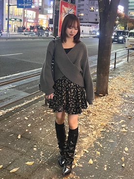 「アイテム（ワンピース）」を使った、wkn_a.wear114さん（レディース・159cm・20代）の秋コーディネート
