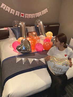 「one way（ワンウェイ）のアイテム（パンツ）」を使った、千愛さん（レディース・152cm）の夏コーディネート