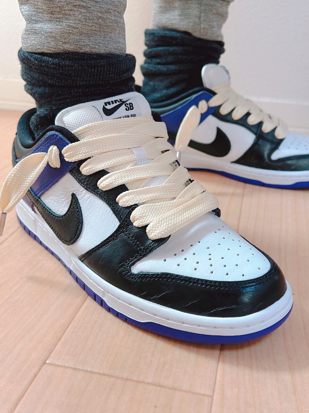 「dunk、SB」｜「NIKEのアイテム（スニーカー、パープル系）」を使った、yasucocoさん（メンズ・172cm）の冬コーディネートの1枚目の写真