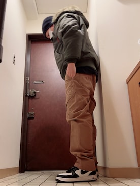 「アイテム（ミリタリージャケット）」を使った、yasucocoさん（メンズ・172cm・40代）の秋コーディネート