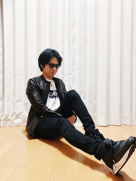 「no brand（ノーブランド）のアイテム（その他アウター）」を使った、AVANT-GARDE KENTAさん（メンズ・174cm）の秋コーディネート