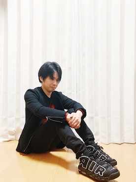 「no brand（ノーブランド）のアイテム（ブルゾン）」を使った、AVANT-GARDE KENTAさん（メンズ・174cm）の冬コーディネート