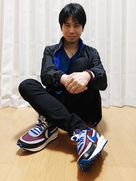 「PRADA（プラダ）のアイテム（ナイロンジャケット）」を使った、AVANT-GARDE KENTAさん（メンズ・174cm）の夏コーディネート