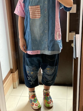 「アイテム（パンツ）」を使った、zeppinさん（レディース・161cm・50代）の夏コーディネート